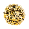 Kristall-Perlen, Ø 14mm, gold, 10 Stück