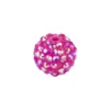 Kristall-Perlen, Ø10 mm, 10 Stück, fuchsia-irisierend