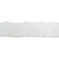 Kunstfell-Band, 6cm breit, 2m lang, weiß