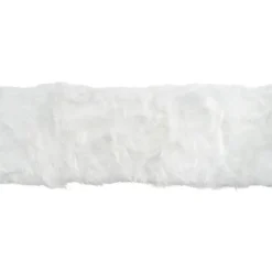 Kunstfell-Band, 9cm breit, 2m lang, weiß