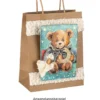 Kunstfell-Band Teddy, 8cm breit, 2m lang, creme-weiß