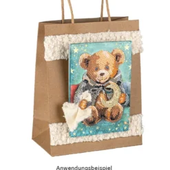 Kunstfell-Band Teddy, 8cm breit, 2m lang, creme-weiß
