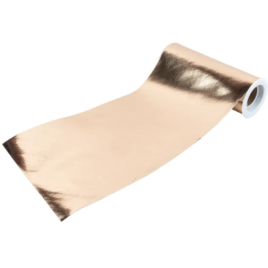 Kunstleder, metallic, 15cm breit, 1,5m lang, kupfer