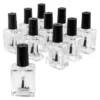 Lackflaschen für 10ml Inhalt, 6,8cm x 3,1cm x 2cm, mit Pinselapplikator, 10 Stück