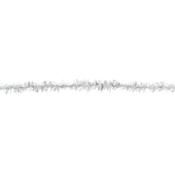 Lametta-Band, Ø 1cm, 2m lang, metallic-silber