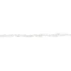 Lametta-Band, Ø 1cm, 2m lang, metallic-weiß, irisierend