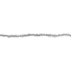 Lamettaband mit Draht, 3m lang, silber-metallic