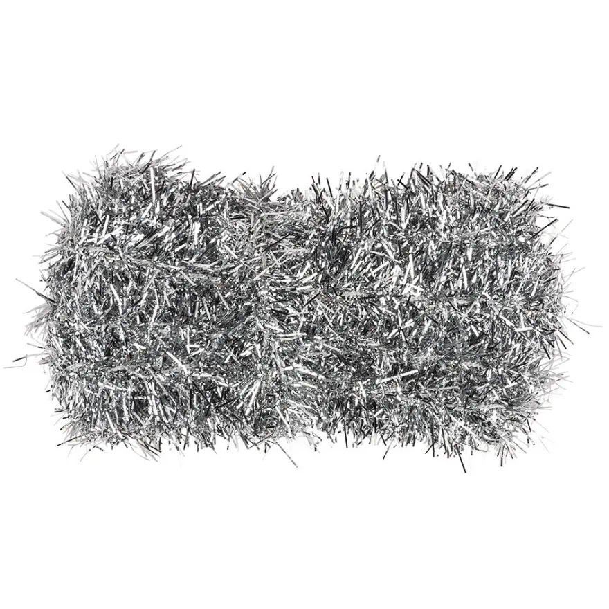 Lamettaband mit Draht, 3m lang, silber-metallic