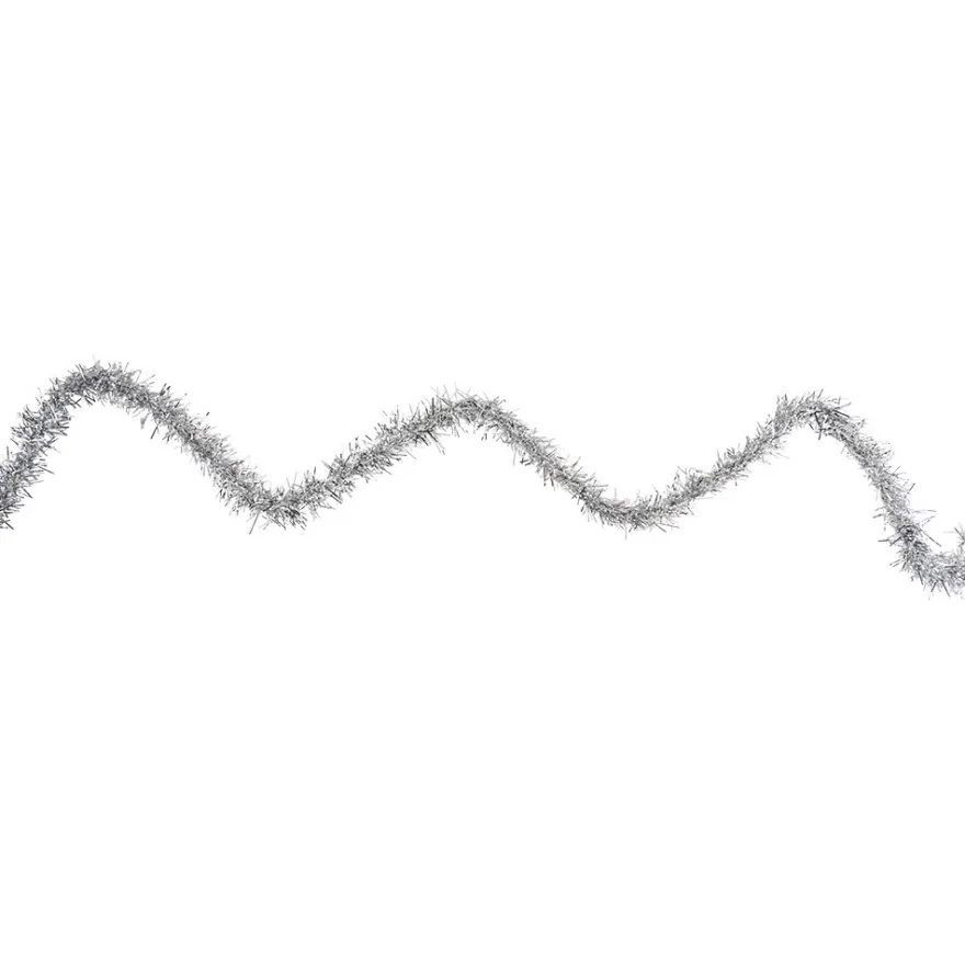 Lamettaband mit Draht, 3m lang, silber-metallic