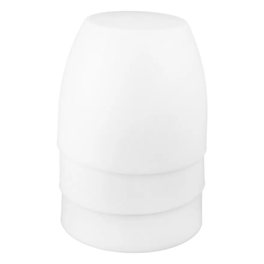 Lampenschirme zum Wechseln, Ø 12,3cm, 10cm hoch, weiß, 3 Stück