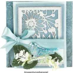 Laser-Grußkarten Mini, Gerbera, 9,5cm x 7cm, versch. Farben, mit Umschlägen, 20 Stück