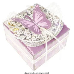Laser-Kartenaufleger, Fächer, 13,8cm x 8,6cm, 220 g/m², 5 Farben, 20 Stück