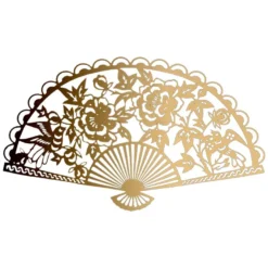 Laser-Kartenaufleger, Fächer, 13,8cm x 8,6cm, 220 g/m², 5 Farben, 20 Stück