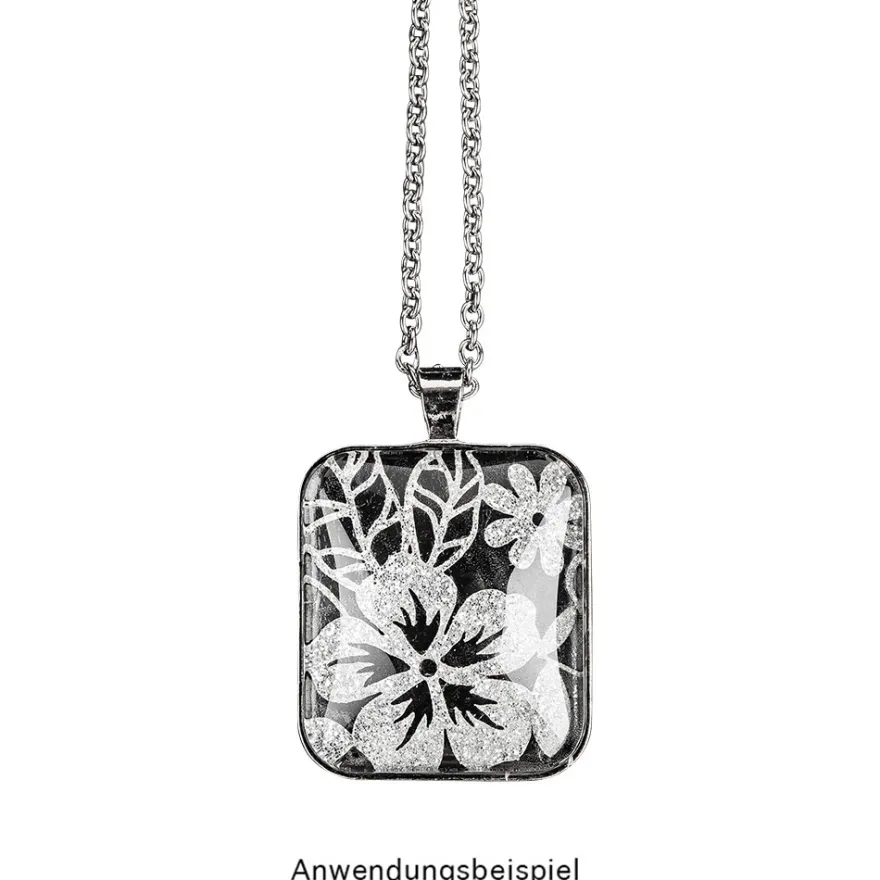 Laser-Kartenaufleger, Floral 1, 14cm x 14cm, 220 g/m², 5 Farben, 20 Stück