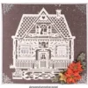 Laser-Kartenaufleger, Haus, 12,4cm x 13,9cm, 4 Farbtöne, 20 Stück