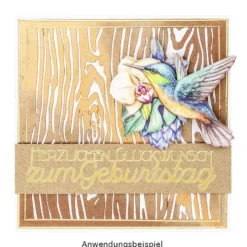 Laser-Kartenaufleger, Hintergrund, Holzmaserung, 14cm x 14cm, 220 g/m², 5 Farben, 20 Stück