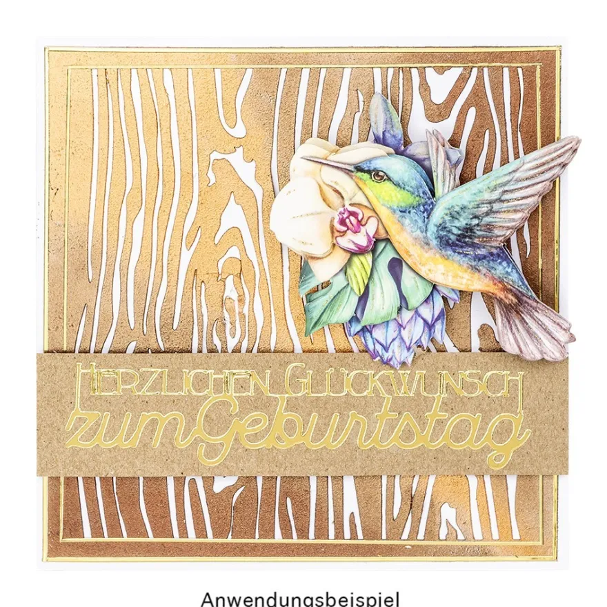 Laser-Kartenaufleger, Hintergrund, Holzmaserung, 14cm x 14cm, 220 g/m², 5 Farben, 20 Stück