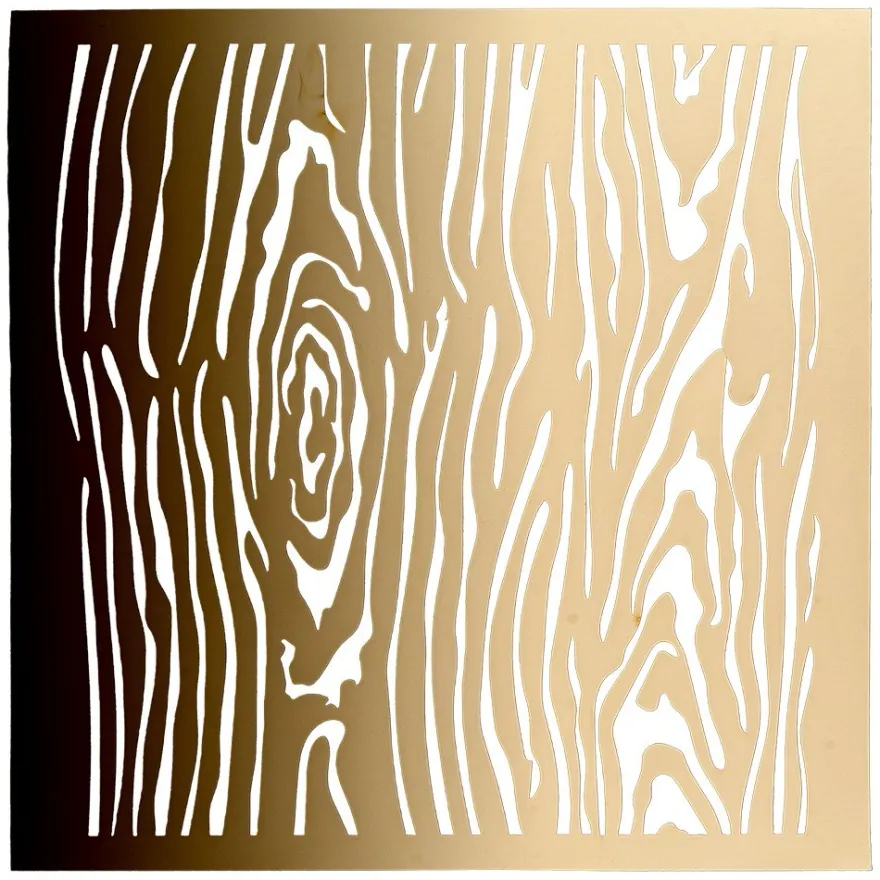 Laser-Kartenaufleger, Hintergrund, Holzmaserung, 14cm x 14cm, 220 g/m², 5 Farben, 20 Stück