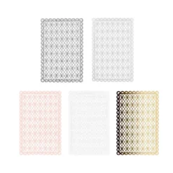 Laser-Kartenaufleger, Hintergrund, Französische Lilie, 14,8cm x 9,6cm, 220 g/m², 5 Farben, 20 Stück