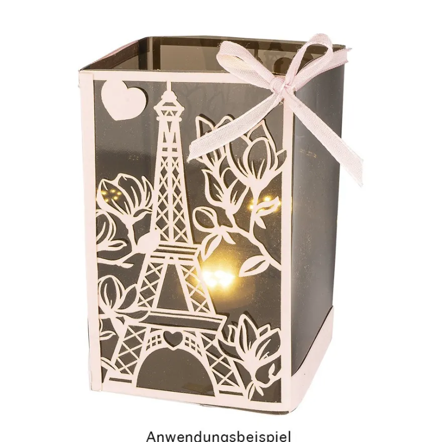 Laser-Kartenaufleger, Paris, 14cm x 14cm, 220 g/m², 5 Farben, 20 Stück