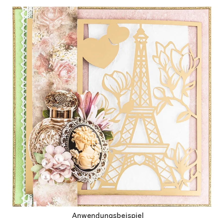 Laser-Kartenaufleger, Paris, 14cm x 14cm, 220 g/m², 5 Farben, 20 Stück