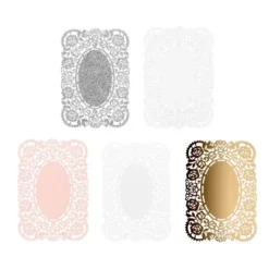 Laser-Kartenaufleger, Rahmen 1, 14,8cm x 10,2cm, 220 g/m², 5 Farben, 20 Stück