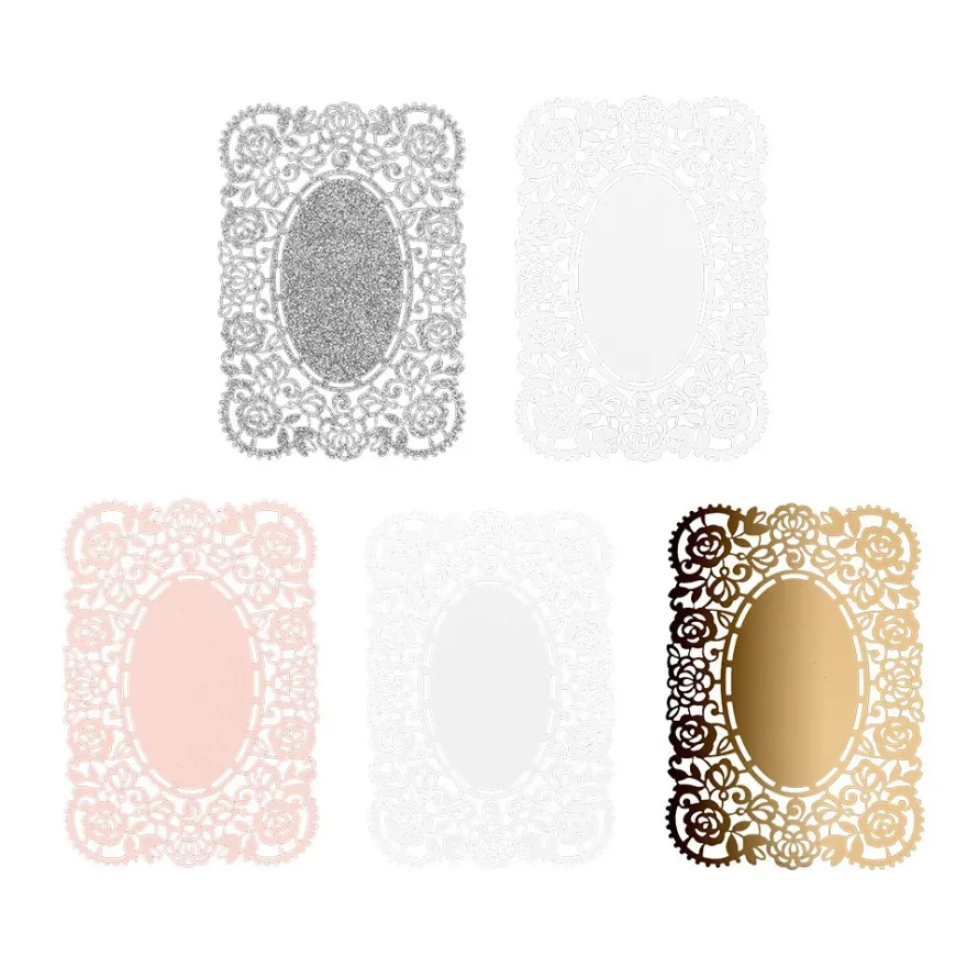 Laser-Kartenaufleger, Rahmen 1, 14,8cm x 10,2cm, 220 g/m², 5 Farben, 20 Stück