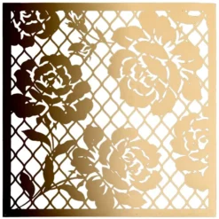 Laser-Kartenaufleger, Rosen 1, 14cm x 14cm, 220 g/m², 5 Farben, 20 Stück