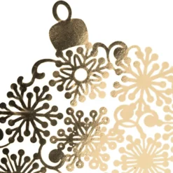 Laser-Kartenaufleger, Weihnachtskugel, 14,1cm x 11,8cm, 4 Farbtöne, 20 Stück