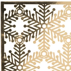 Laser-Kartenaufleger, Zierdeckchen Eiskristalle 2, 14 x 14 cm, 4 Farbtöne, 20 Stück