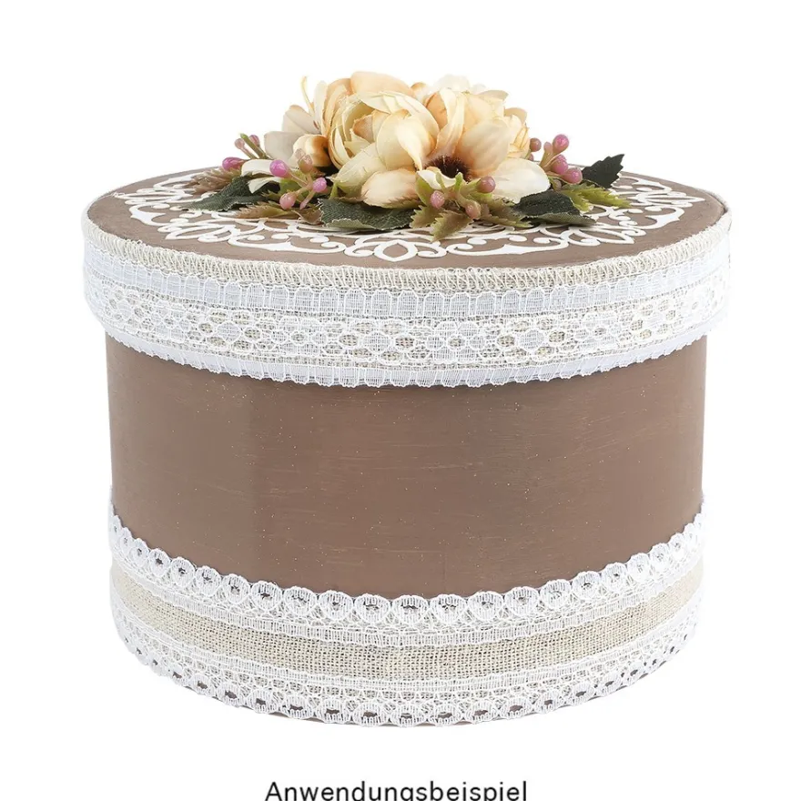 Laser-Kartenaufleger, Zierdeckchen, Ornament 2, Ø 14cm, 220 g/m², 5 Farben, 20 Stück