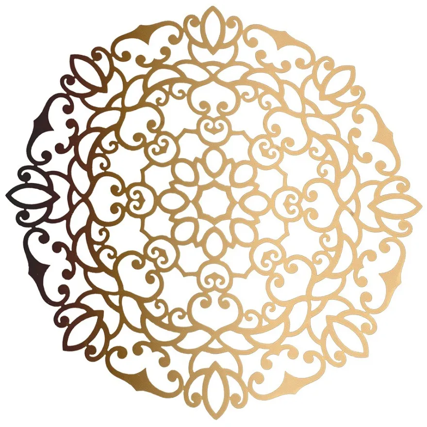 Laser-Kartenaufleger, Zierdeckchen, Ornament 2, Ø 14cm, 220 g/m², 5 Farben, 20 Stück