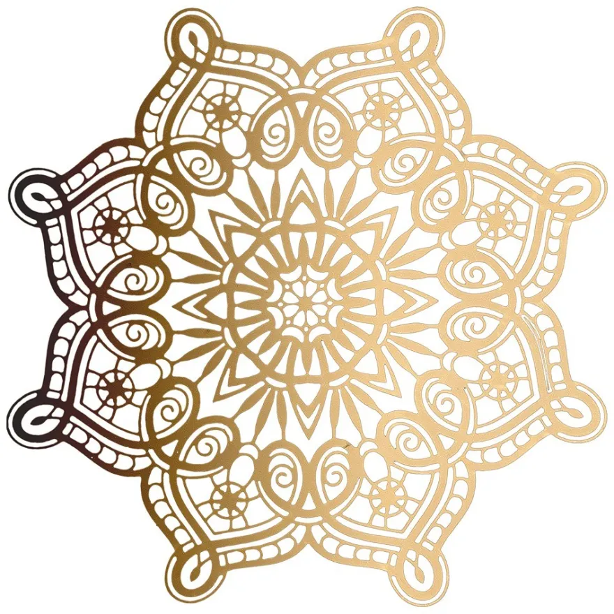 Laser-Kartenaufleger, Zierdeckchen, Ornament 4, Ø 14cm, 220 g/m², 5 Farben, 20 Stück