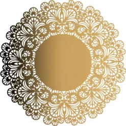 Laser-Kartenaufleger, Zierdeckchen, Ornament 19, Ø 14cm, 220 g/m², 5 Farbtöne, 20 Stück