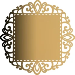 Laser-Kartenaufleger, Zierdeckchen, Ornament 18, Ø 14cm, 220 g/m², 5 Farbtöne, 20 Stück