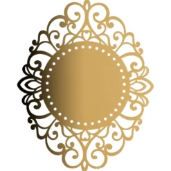 Laser-Kartenaufleger, Zierdeckchen, Ornament 9, 13,2cm x 10,4cm, 220 g/m², 5 Farbtöne, 20 Stück