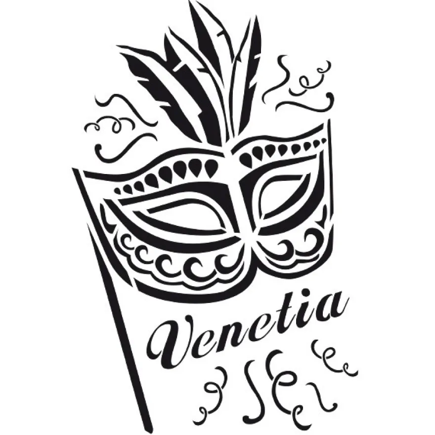 Laser-Kunststoff-Schablone, DIN A4, Venetia
