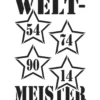 Laser-Kunststoff-Schablone, DIN A3, Fußball-WM 01