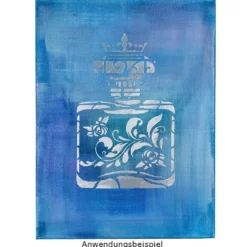 Laser-Kunststoff-Schablone, DIN A4, Flacon 2