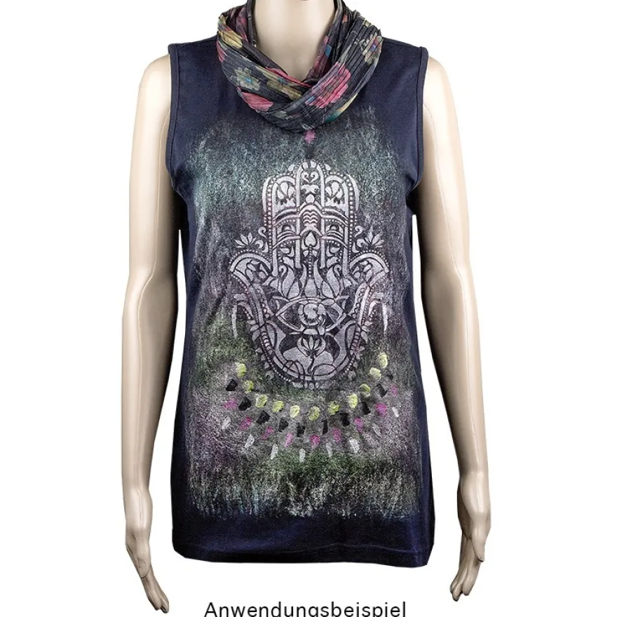 Laser-Kunststoff-Schablone, DIN A4, Hamsa-Hand