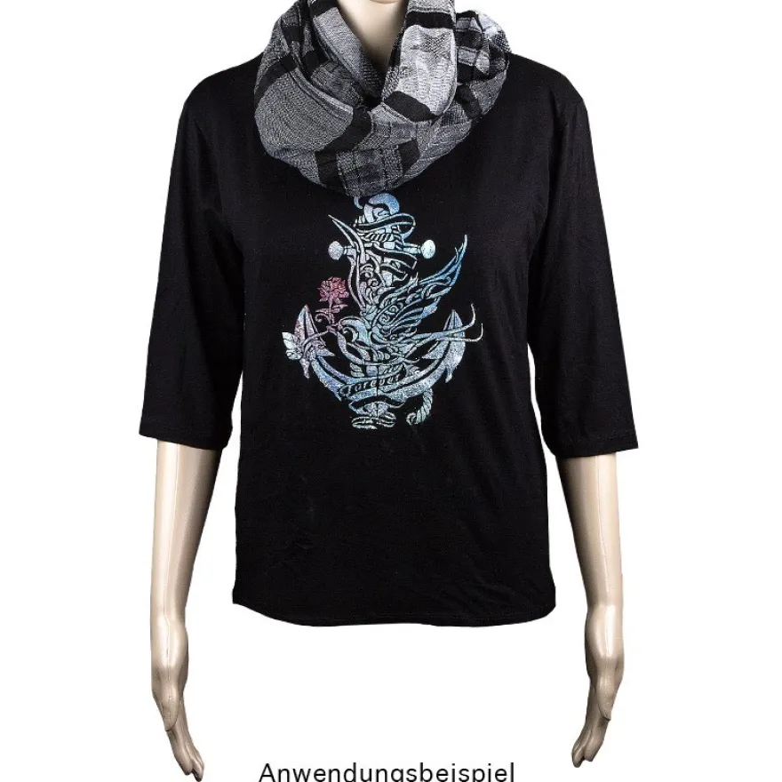 Laser-Kunststoff-Schablone, DIN A4, Anker