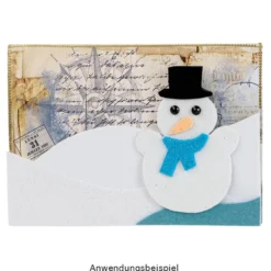 Laser-Kunststoff-Schablonen, DIN A4, Winter, Weihnachten, 6 Stück