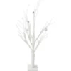 LED-Baum, mit Deko-Diamanten, 60cm hoch, 18 LED-Lämpchen in Warmweiß