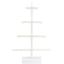 LED-Dekoleuchter, Tanne, 40cm hoch, 21 LED-Lichter in Warmweiß, Timer