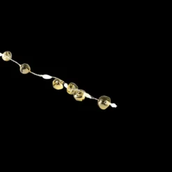 LED-Drahtlichterkette, mit goldenen Glöckchen, 20 LEDs in Warmweiß, 0,9m lang, Timer