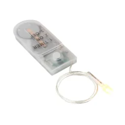 LED-Drahtlicht, mit Flackereffekt, 1 LED in Warmweiß, mit Timer