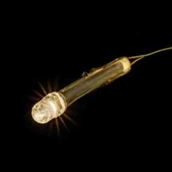 LED-Drahtlicht, warmweiß, 22,5cm Strang, 5mm Lampen-Ø