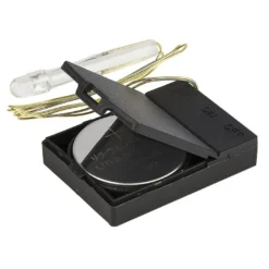 LED-Drahtlicht, warmweiß, 22,5cm Strang, 5mm Lampen-Ø