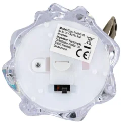LED-Engel, mit Harfe & Flöte, 12,3cm hoch, warmweiß, inkl. Timer, 2 Stück