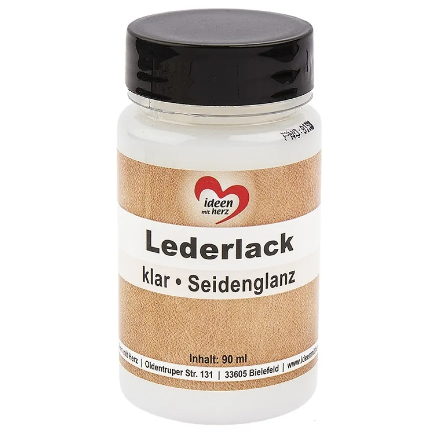 Lederlack, klar, Seidenglanz, 90ml
